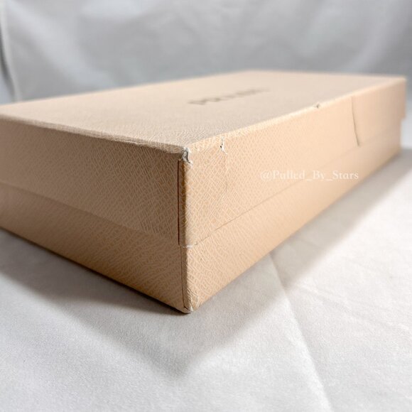 PRADA Empty Beige Textured Gift Box  + Extra Little Saffiano Metal Goodies - Picture 13 of 16